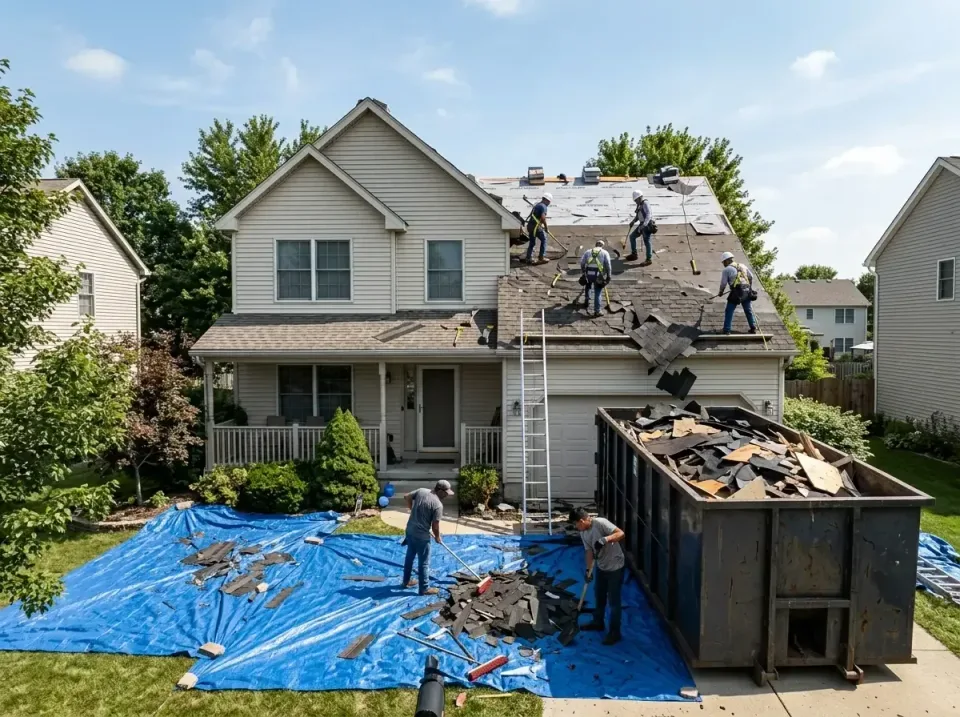 roof-replacement-debris-remova-004 — frequently asked questions, Cheapest Dumpster Rentals in Lawrenceville, IL